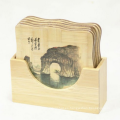 estera de mesa de bambú
